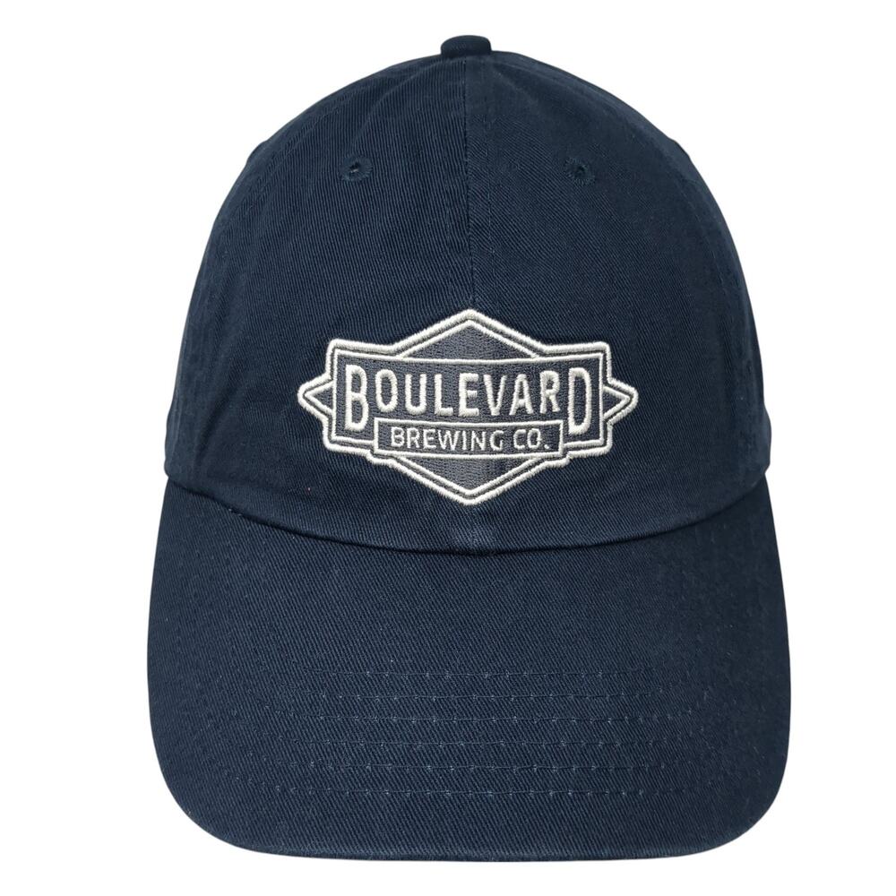 Boulevard Brewing Co. Slideback Hat Blue One Size Adjustable Embroidered